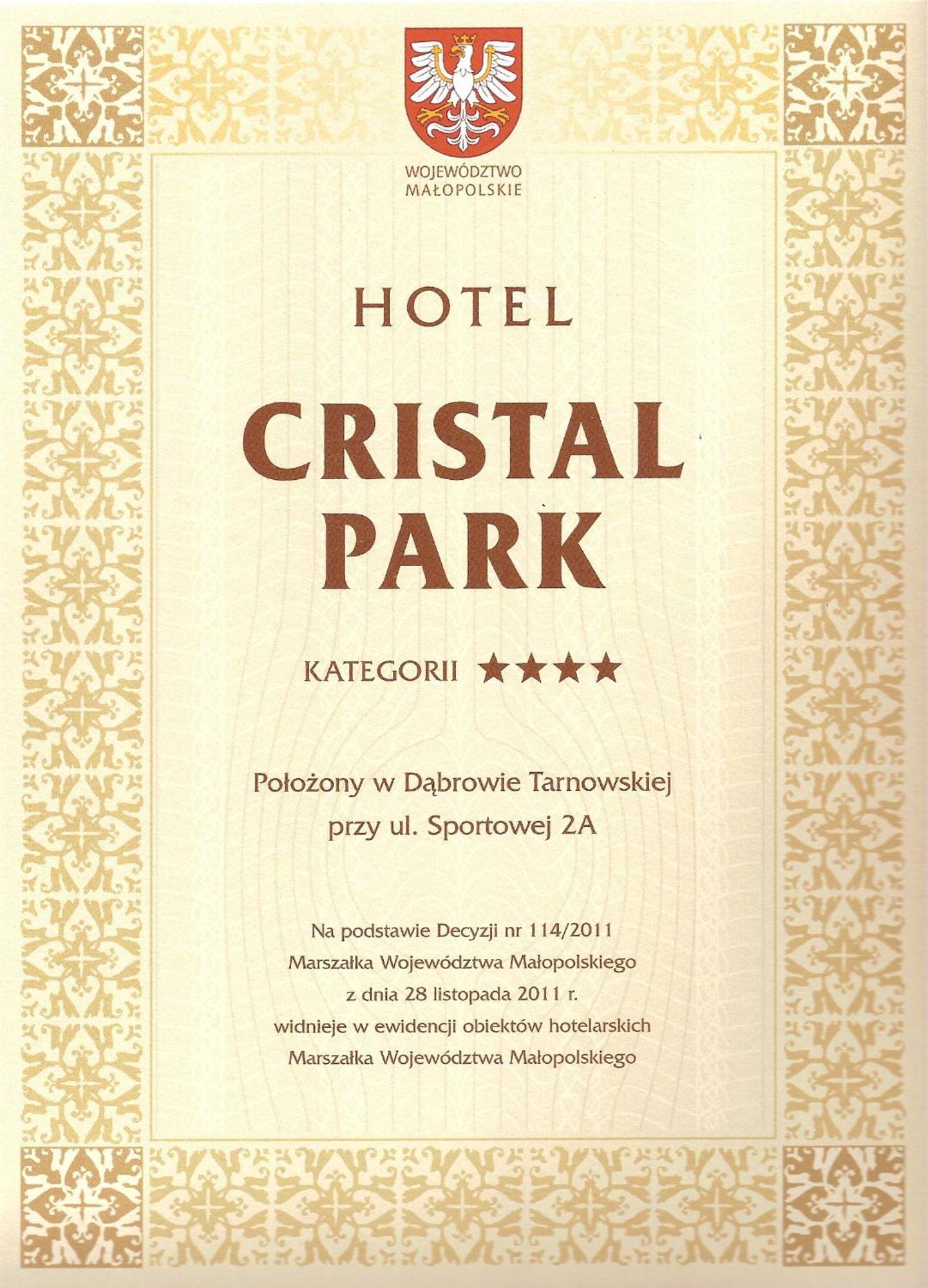 Hotel Cristal Park Dabrowa Tarnowska Экстерьер фото